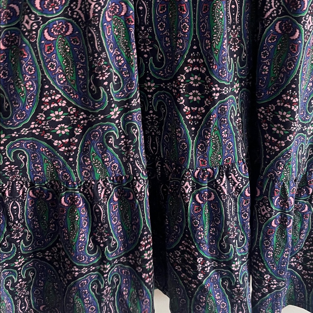Boden Navy and Purple Paisley Shirt - Picture 2 of 6